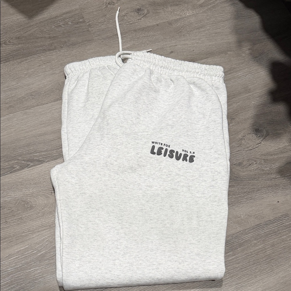 White Fox Boutique Gray Track Pants